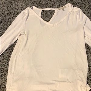 banana republic white long sleeve